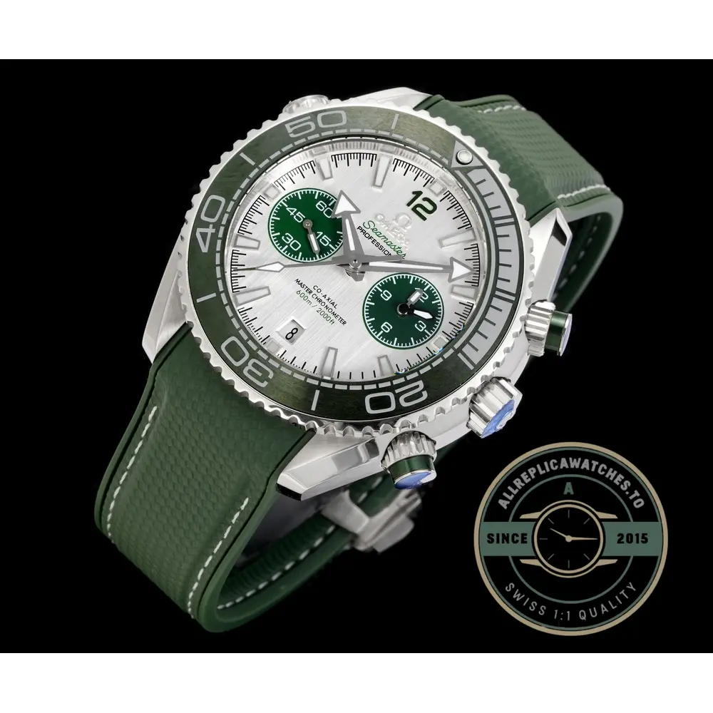 Replica Omega Planet Ocean Chronograph 45.5 mm Green, 215.32.46.51.06.001 - High-Grade Replica Watch
