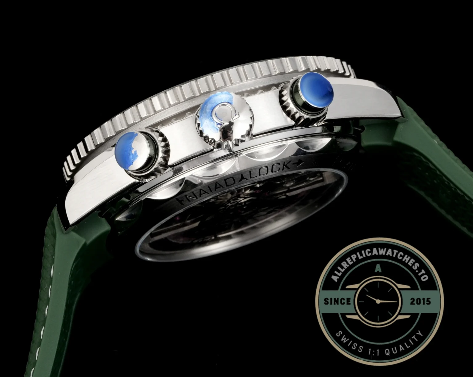 Replica Omega Planet Ocean Chronograph 45.5 mm Green, 215.32.46.51.06.001 - Premium Super Clone Watch
