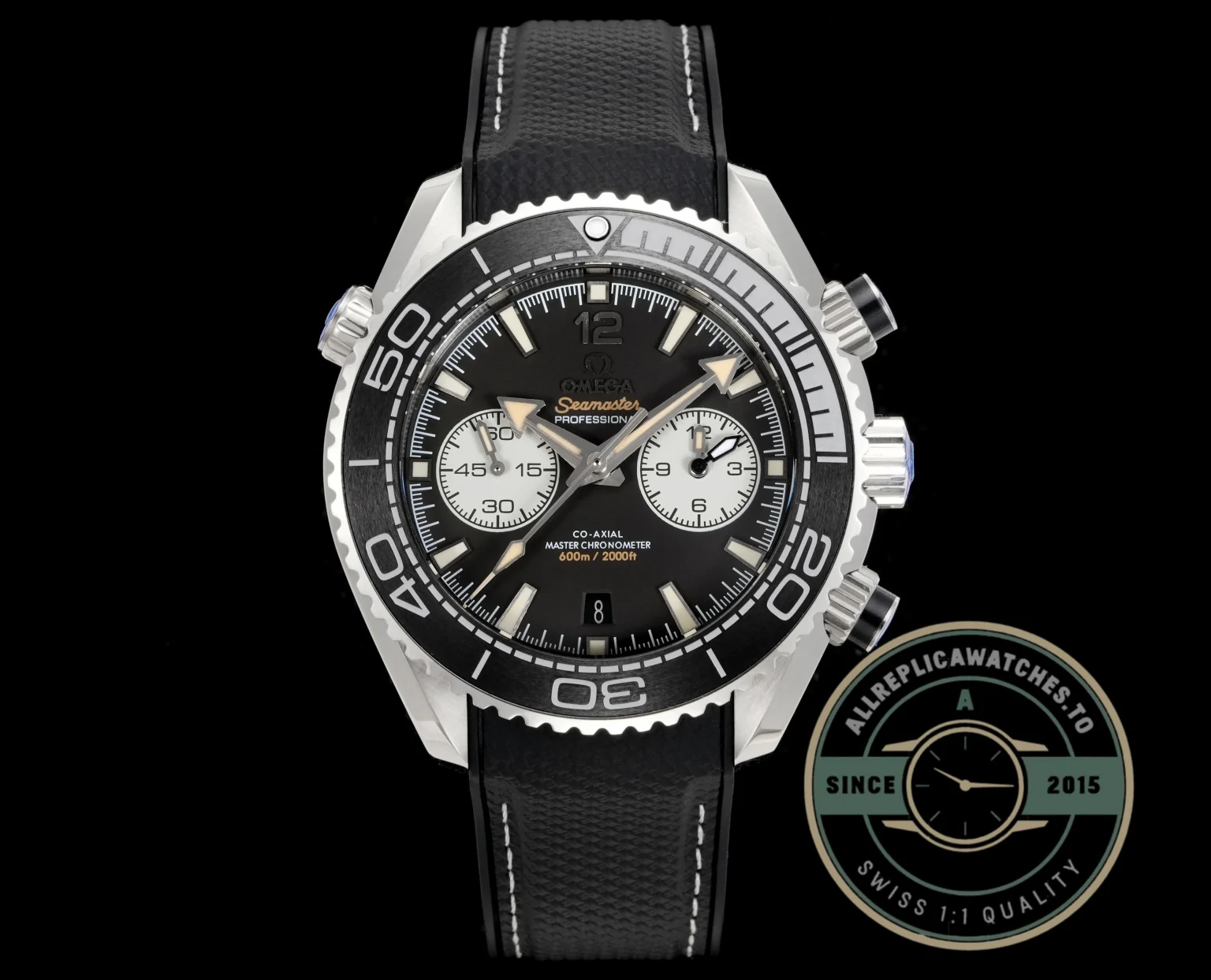 Replica Omega Seamaster 600M, Black Dial 215.32.46.51.01.004 - 1:1 Swiss Replica Watch