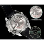 Clone Omega Planet Ocean stainless steel case shown in profile, the weight of a true steel diver