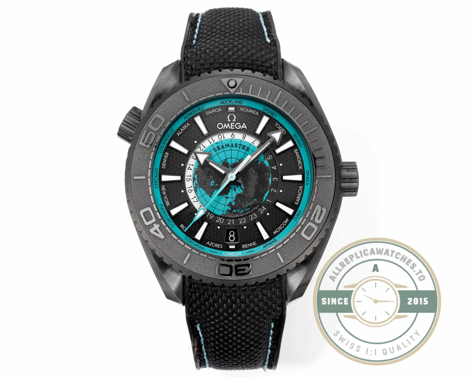 Replica Omega Seamaster PLANET OCEAN 600M 45.5mm Ceramic 215.92.46.22.01.006 - Best Quality Replica Watch