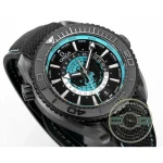 Clone Omega Planet Ocean 45.5mm ceramic case, lower density than steel at the same diameter