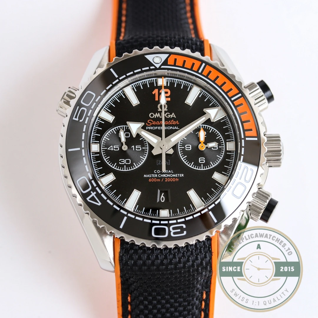 Replica Omega Seamaster Planet Ocean 600M 45,5mm, Orange 215.92.46.51.01.001 - Budget Luxury Replica Watch