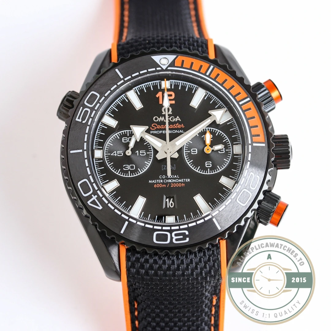 Replica Omega Seamaster Planet Ocean 600M 45,5mm, Orange 215.92.46.51.01.001 - Affordable Luxury Replica Timepiece