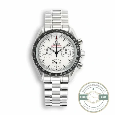 Super clone Omega Speedmaster Moonwatch Professional White Dial, 42mm case