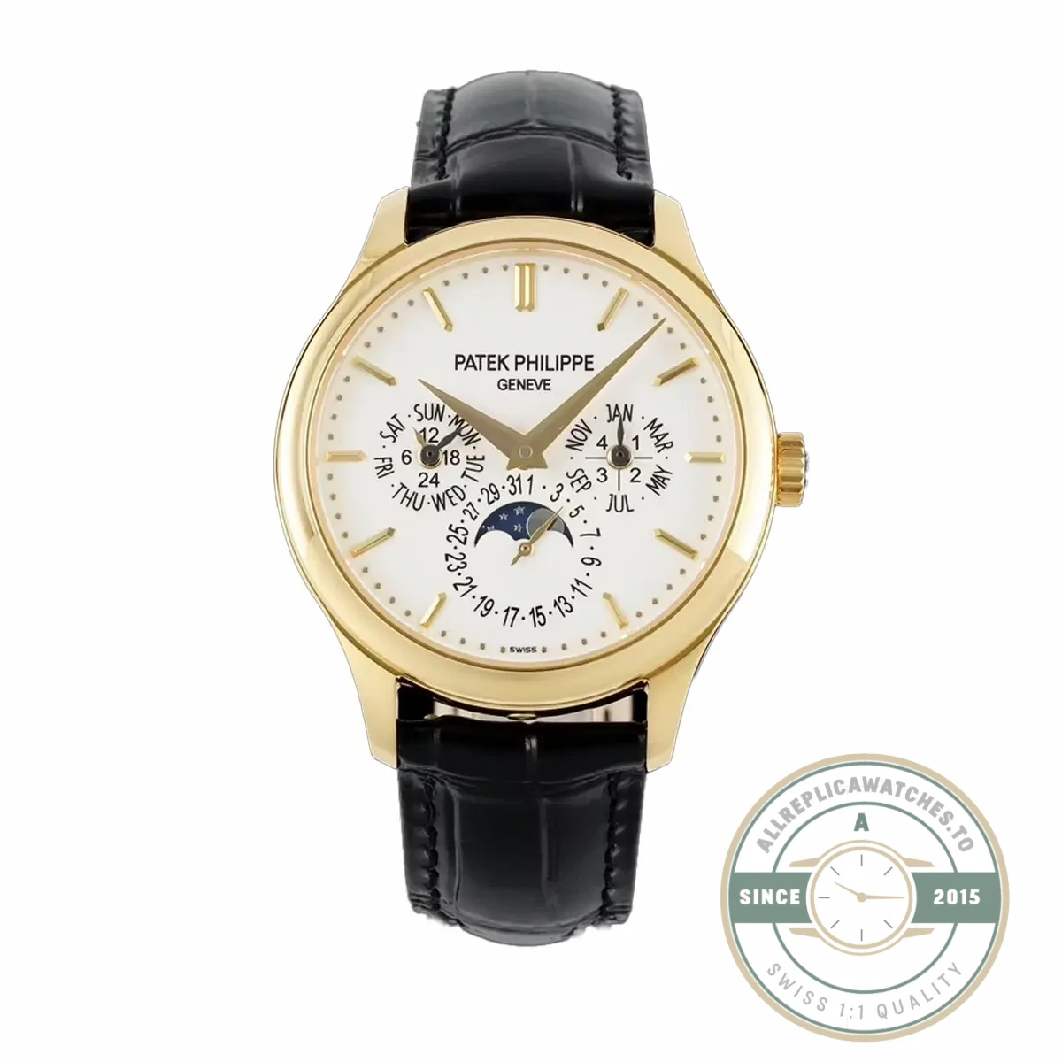 Replica Patek Complication 5140R-013 Yellow Gold 37.2mm - Premium Super Clone Watch