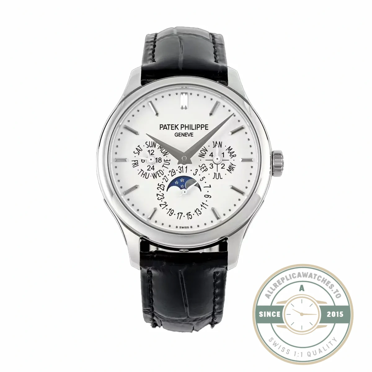 Replica Patek Complication 5140R-016 White Gold 37.2mm - Premium Super Clone Watch