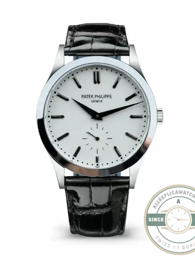 Replica Patek Philippe Calatrava 6196P-002 38mm White Dial - High-Grade Replica Watch