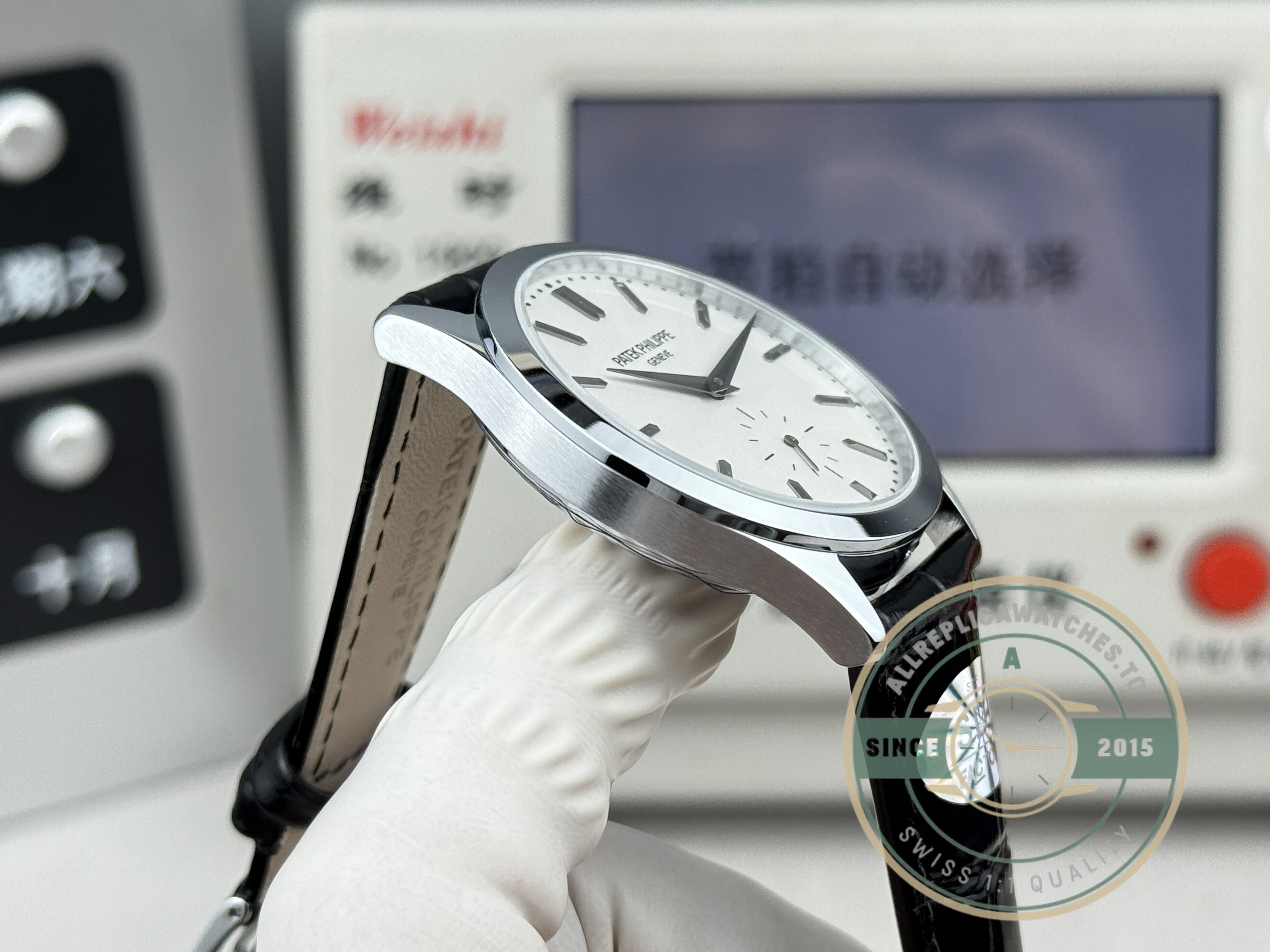 Replica Patek Philippe Calatrava 6196P-002 38mm White Dial - High-Grade Replica Watch