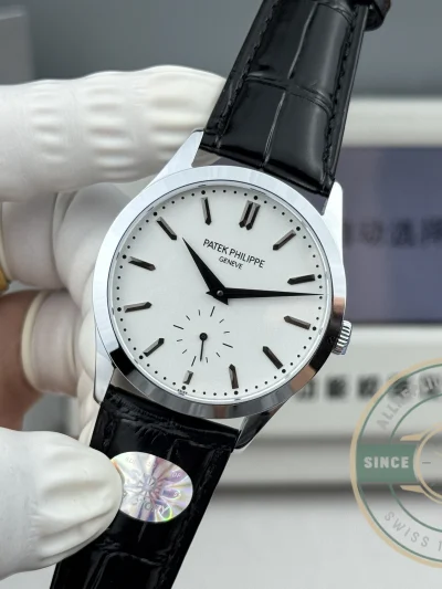 Replica Patek Philippe Calatrava 6196P-002 38mm White Dial - 1:1 Swiss Replica Watch
