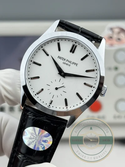 Replica Patek Philippe Calatrava 6196P-002 38mm White Dial - High-Grade Replica Watch