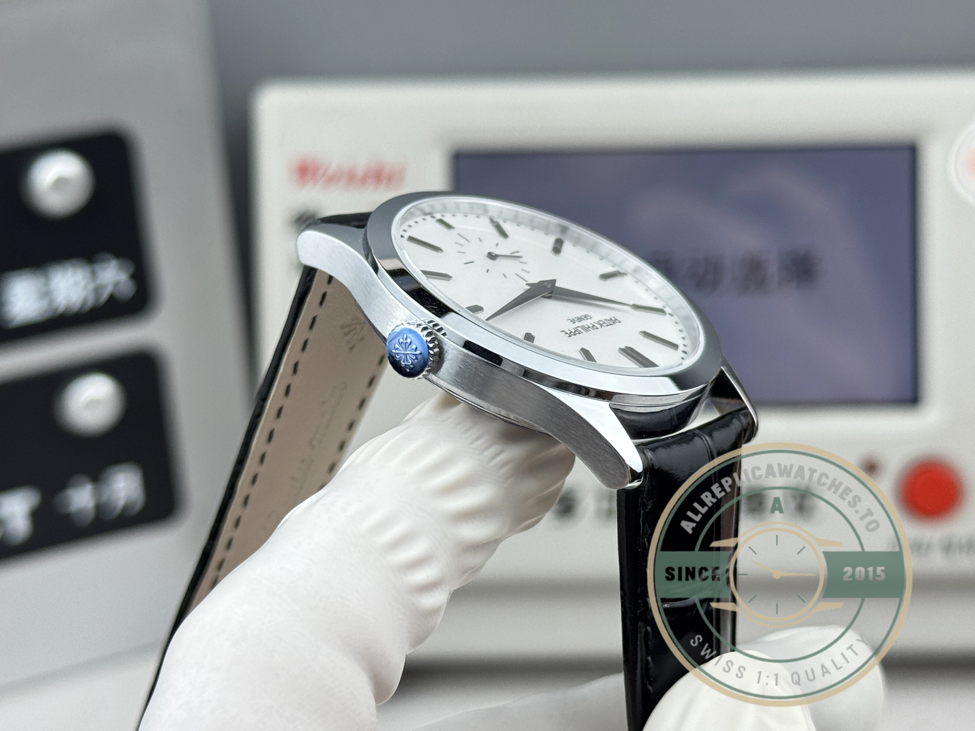 Replica Patek Philippe Calatrava 6196P-002 38mm White Dial - 1:1 Swiss Replica Watch