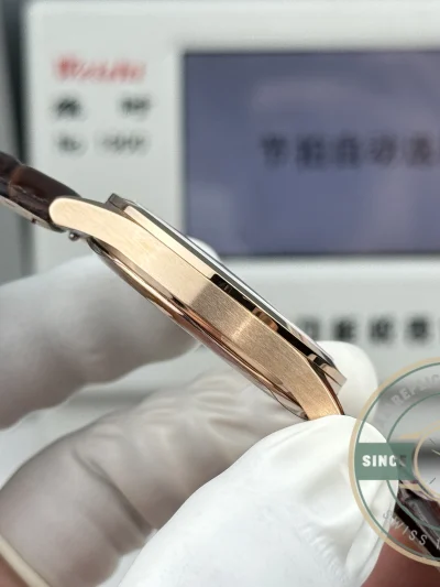 Replica Patek Philippe Calatrava 6196P-003 38mm Rose Gold, White Dial - Factory Super Clone Watch