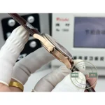 Replica Patek Philippe Calatrava 6196P-003 38mm Rose Gold, White Dial - Affordable Super Clone Watch