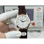 Replica Patek Philippe Calatrava 6196P-003 38mm Rose Gold, White Dial - 1:1 Swiss Replica Watch