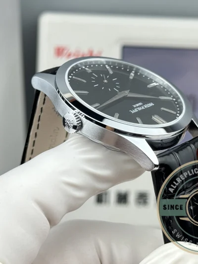 Replica Patek Philippe Calatrava 6196P-003 38mm White Gold, Black Dial - Factory Super Clone Watch