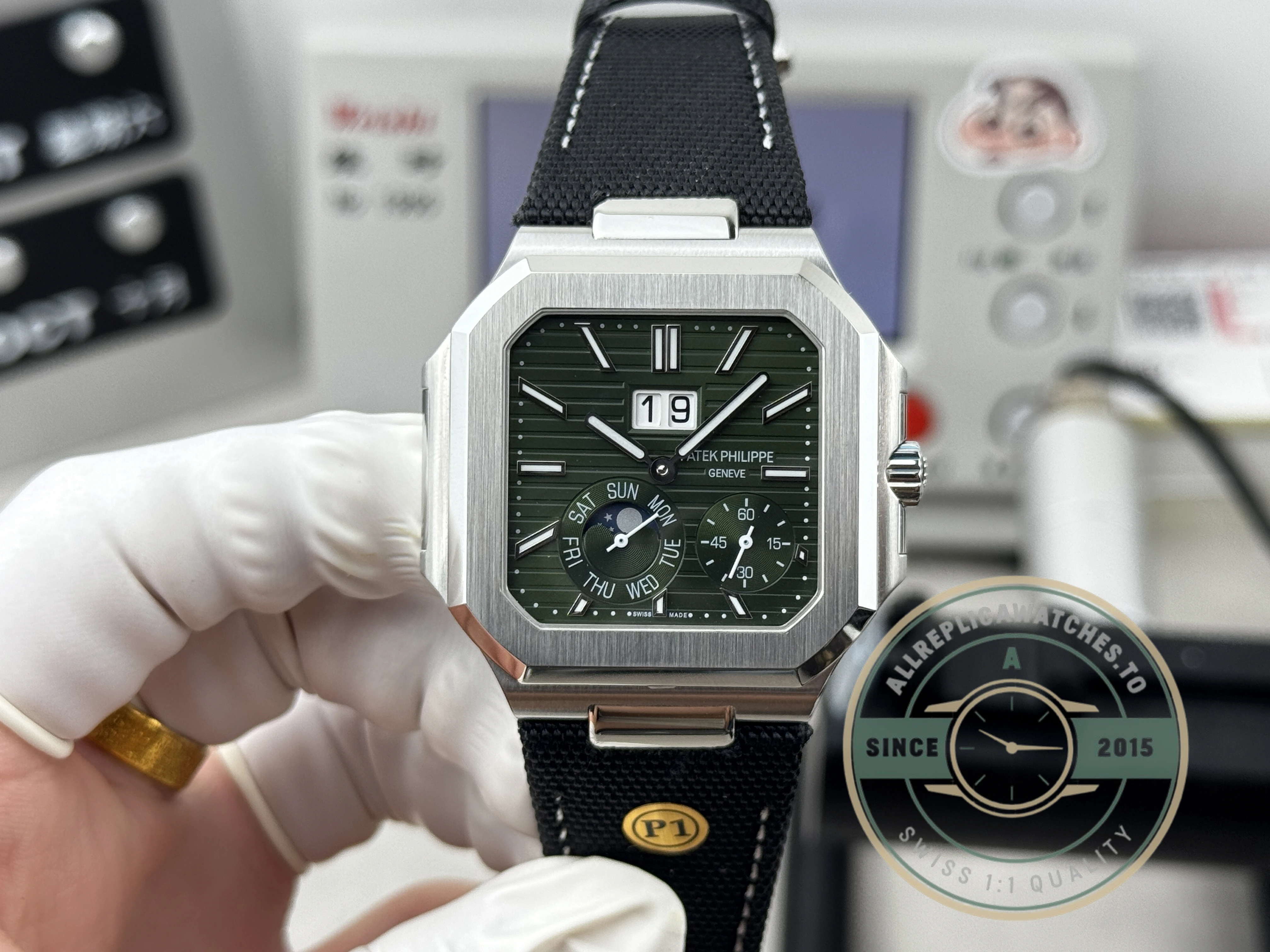Replica Patek Philippe Cubitus 5822P-002 Green Dial - Luxury Replica Watch