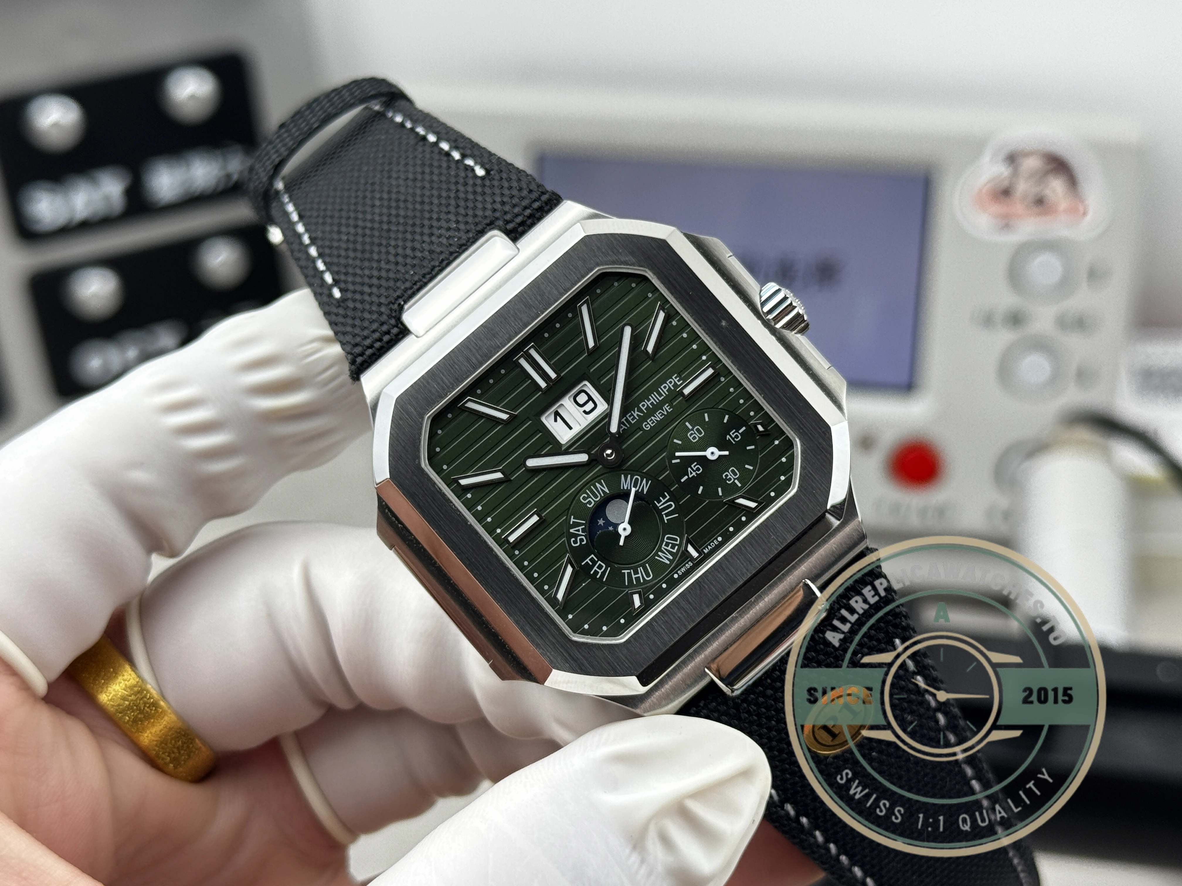 Replica Patek Philippe Cubitus 5822P-002 Green Dial - Premium Super Clone Watch