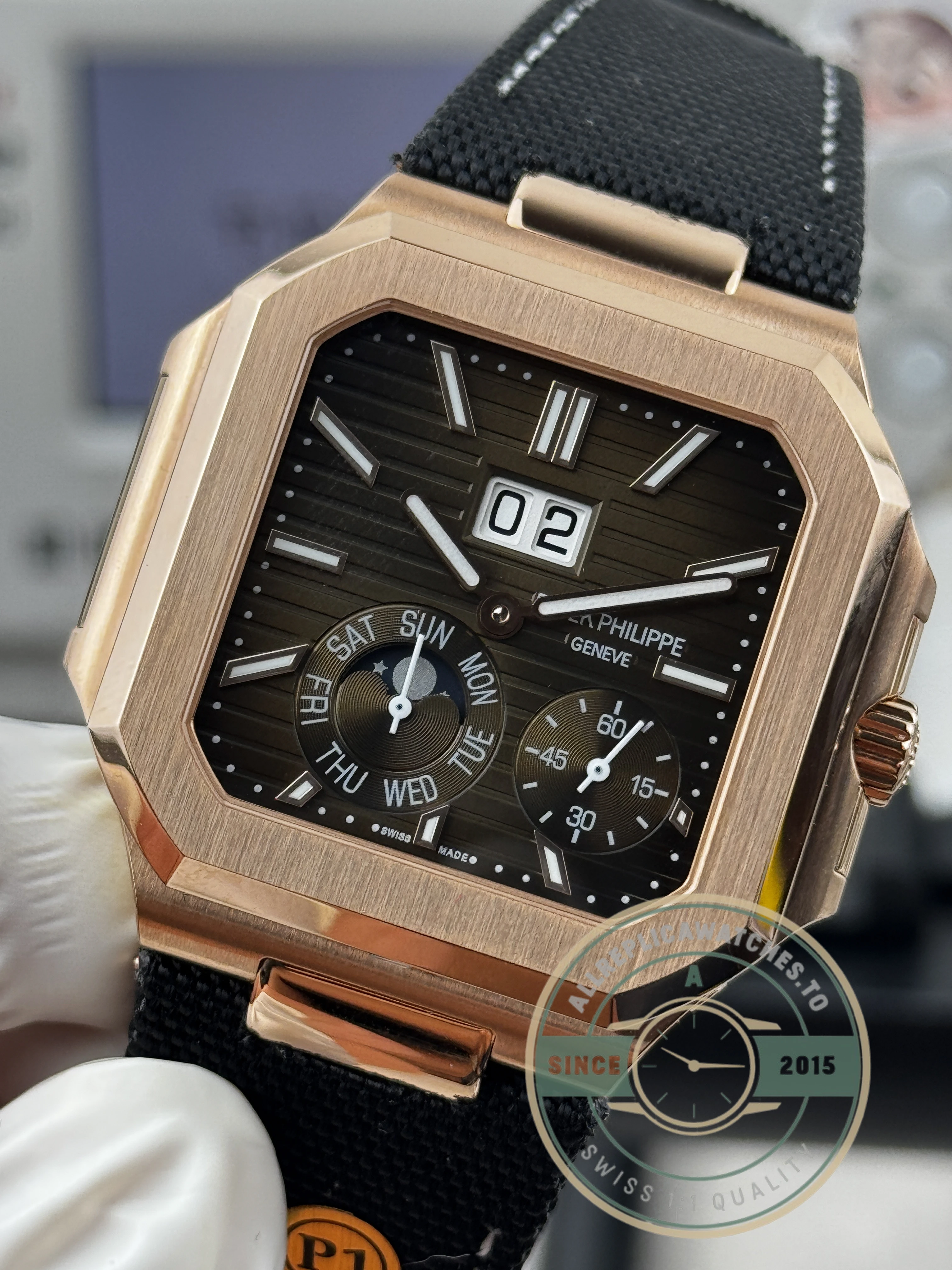 Replica Patek Philippe Cubitus 5822P-003 Brown Dial - High-Grade Replica Watch