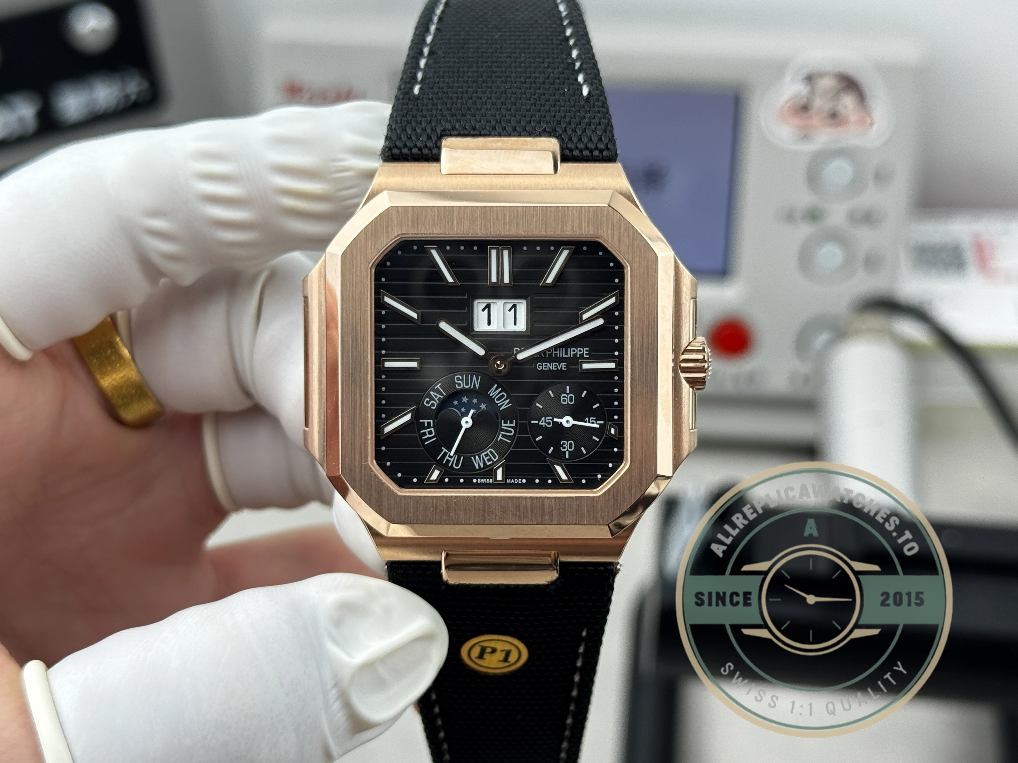Replica Patek Philippe Cubitus 5822P-004 Black Dial - High-Grade Replica Watch