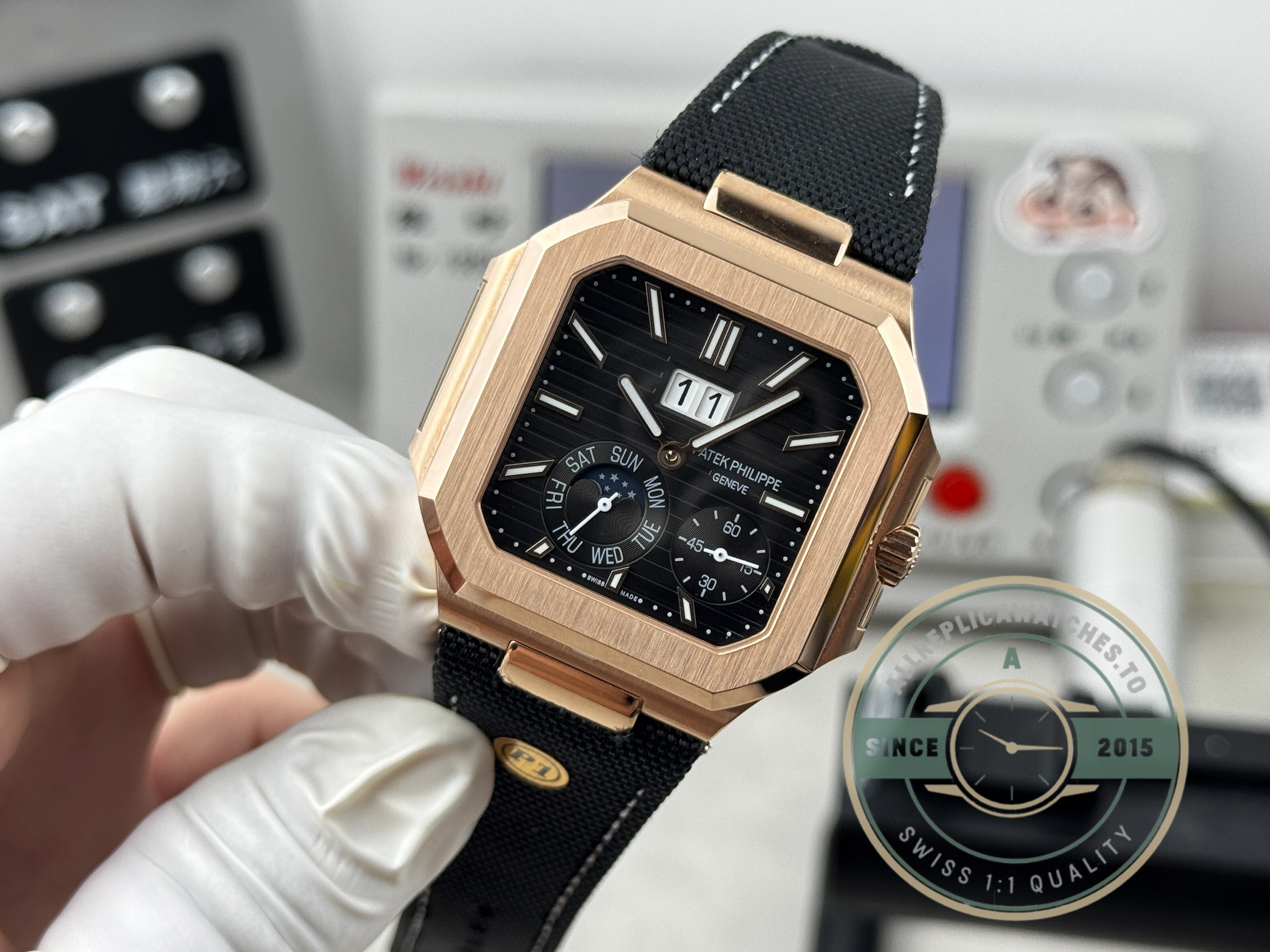 Replica Patek Philippe Cubitus 5822P-004 Black Dial - Best Quality Replica Watch