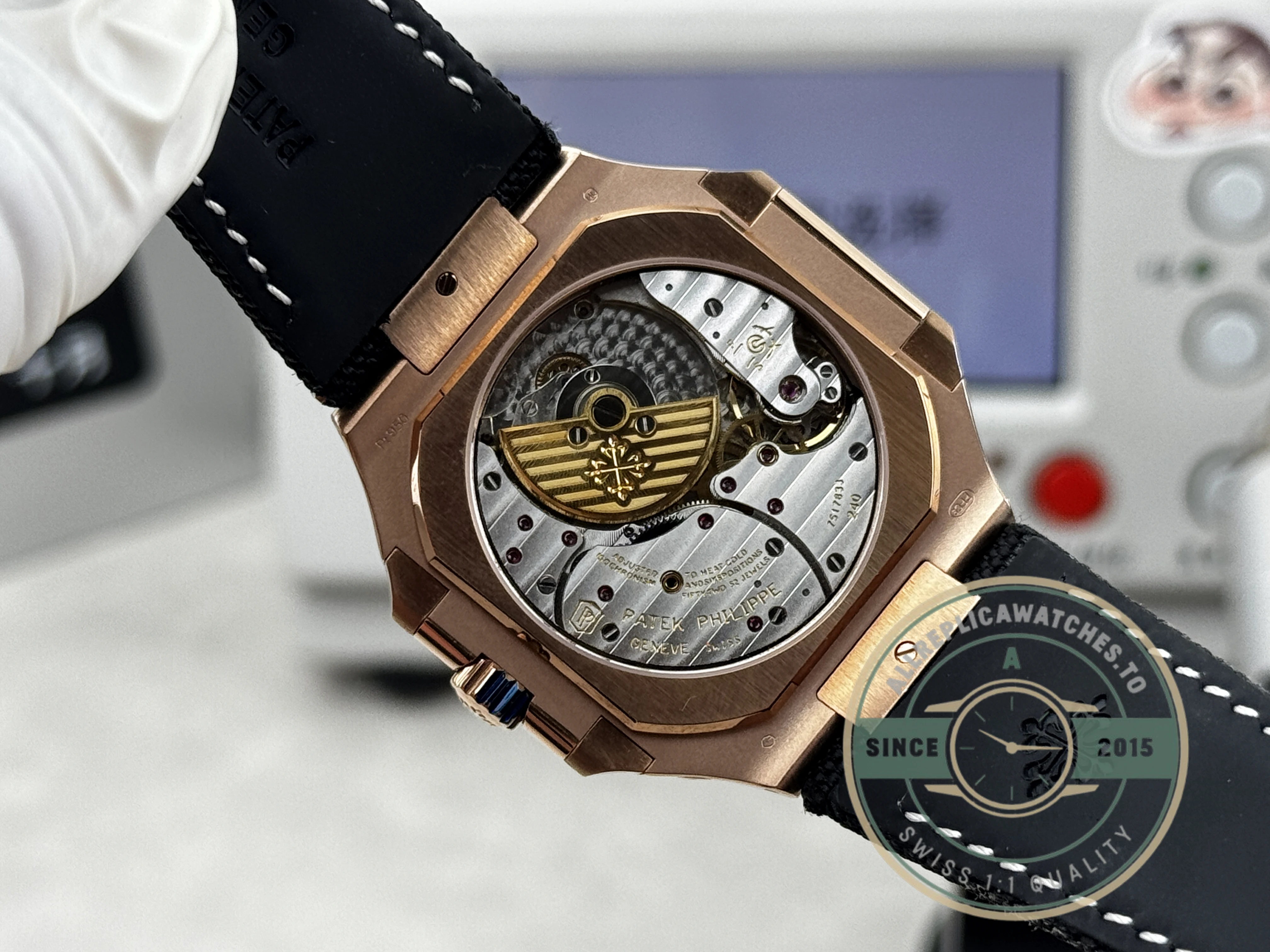 Replica Patek Philippe Cubitus 5822P-004 Black Dial - Affordable Luxury Replica Timepiece