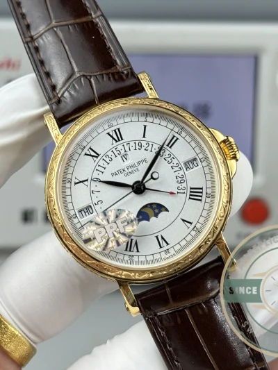 Replica Patek Philippe Grand Complication 5159 Yellow Gold Perpetual Calendar - Luxury Replica Watch