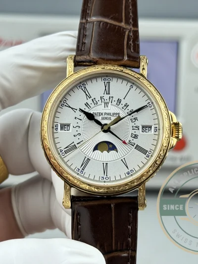 Replica Patek Philippe Grand Complication 5159 Yellow Gold Perpetual Calendar - Factory Super Clone Watch