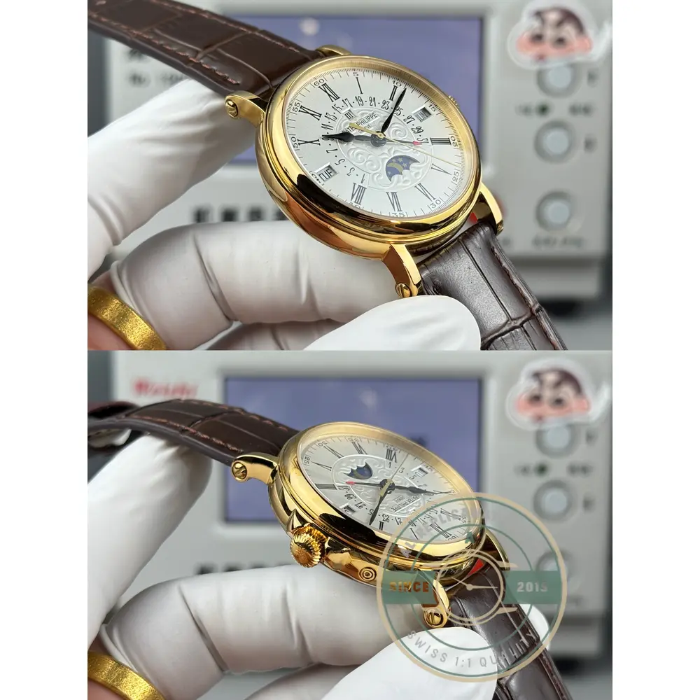 Replica Patek Philippe Grand Complication 5159 Yellow Gold Perpetual Calendar - High-Grade Replica Watch