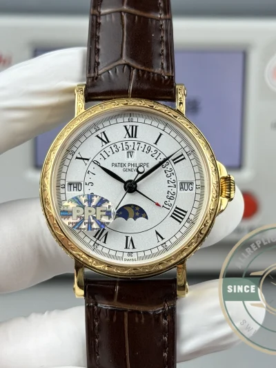 Replica Patek Philippe Grand Complication 5159 Yellow Gold Perpetual Calendar - High-Grade Replica Watch