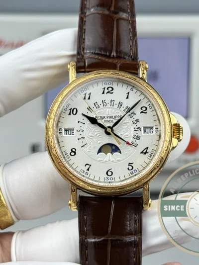 Replica Patek Philippe Grand Complication 5159 Yellow Gold Perpetual Calendar - Swiss-Made Clone Watch