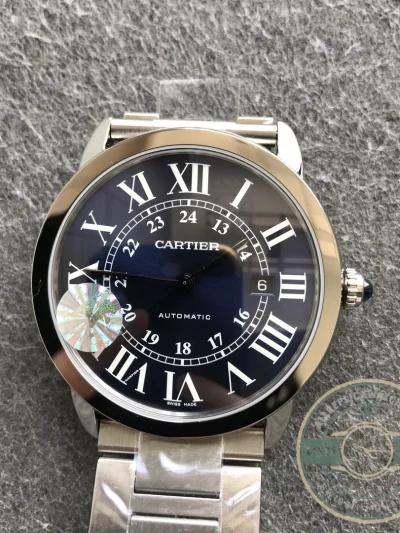 Replica Ronde Solo Croisière De Cartier Blue Dial WSRN0023 - Top-Tier Swiss Replica Watch