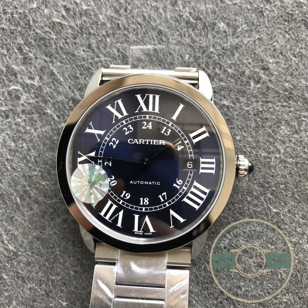 Replica Ronde Solo Croisière De Cartier Blue Dial WSRN0023 - Top-Tier Swiss Replica Watch