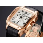 Replica Santos de Cartier 43.3mm Rose Gold WGSA0017 - Premium Super Clone Watch