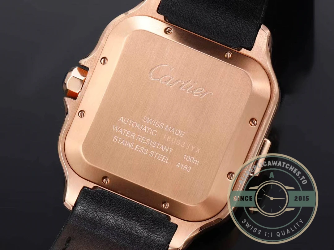Replica Santos de Cartier 43.3mm Rose Gold WGSA0017 - High-Grade Replica Watch