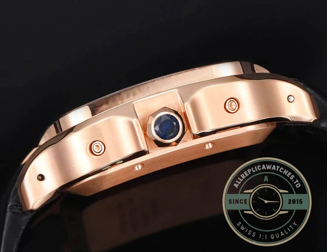 Replica Santos de Cartier 43.3mm Rose Gold WGSA0017 - Best Quality Replica Watch