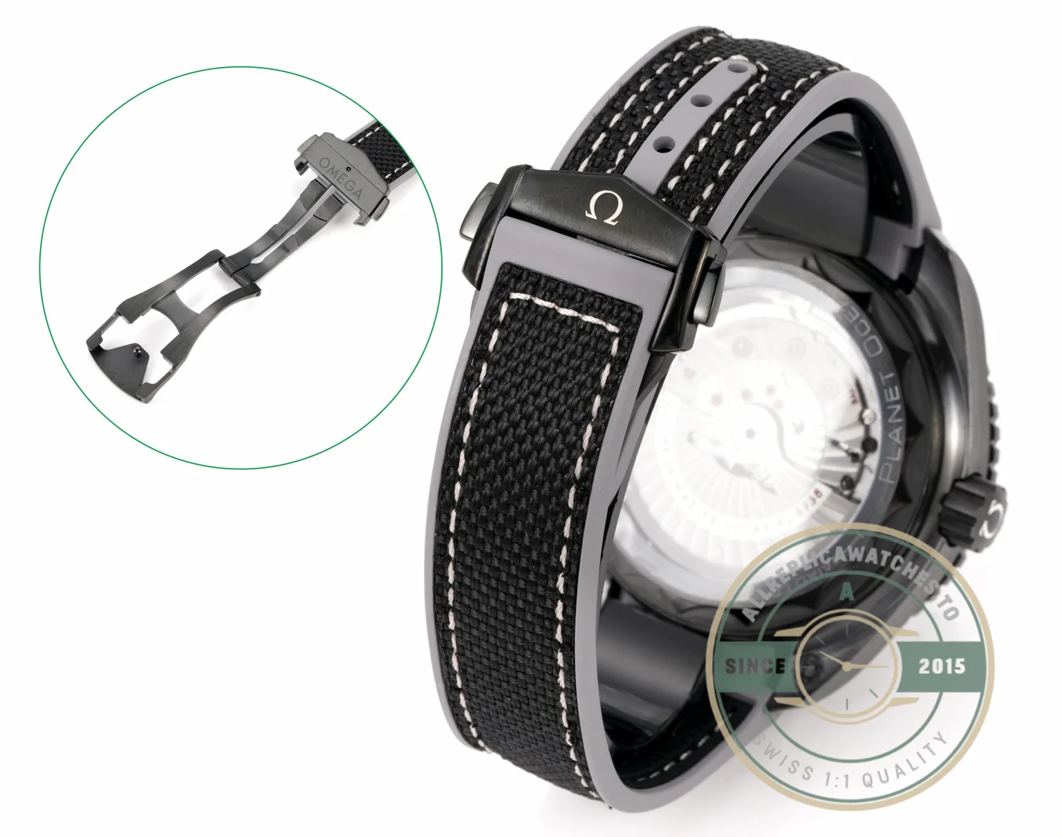 Replica Seamaster PLANET OCEAN 600M 45.5mm Black Ceramic 215.92.46.22.01.007 - Swiss Movement Replica Watch