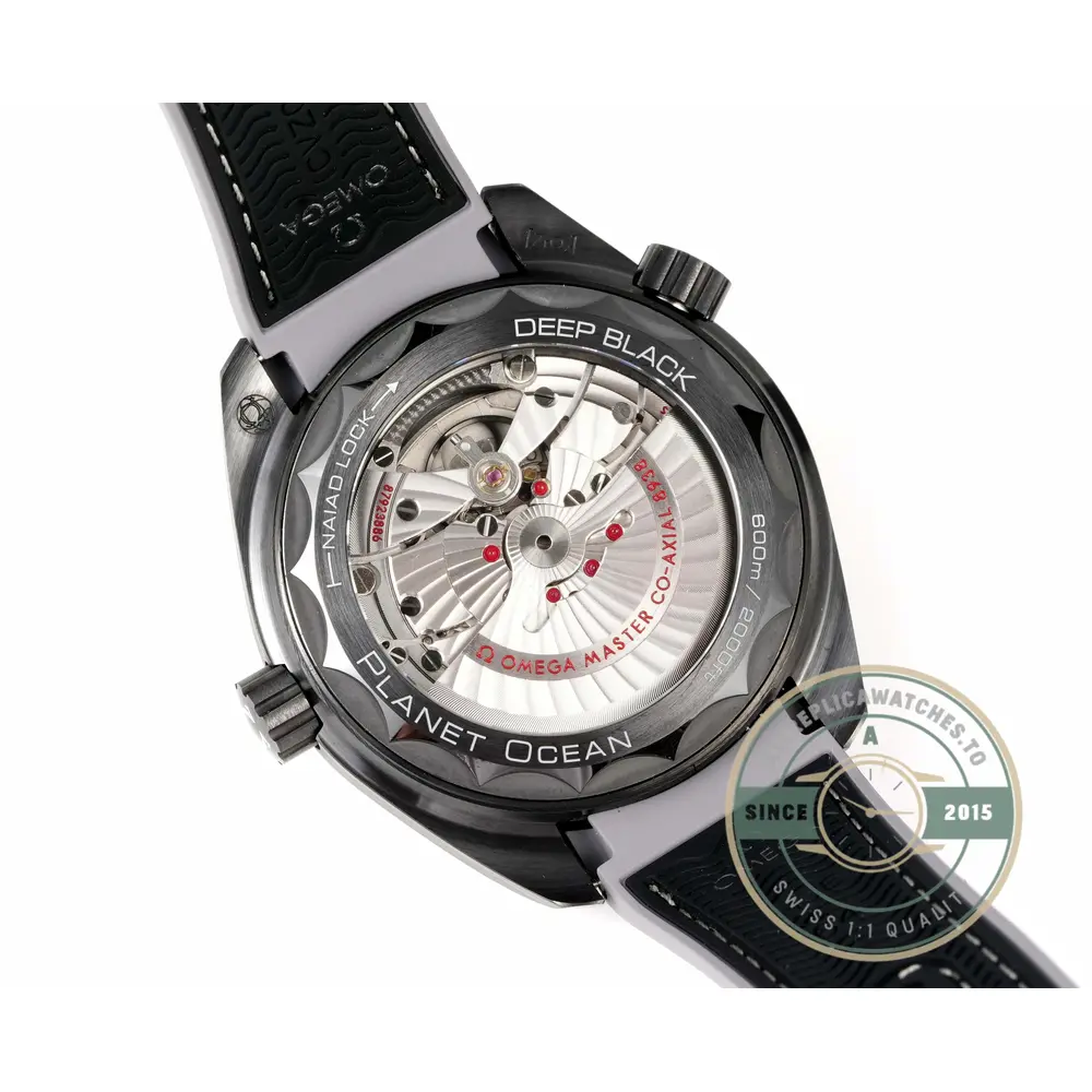 Clone Omega Planet Ocean 45.5mm ceramic case wearing lighter than its diameter suggests