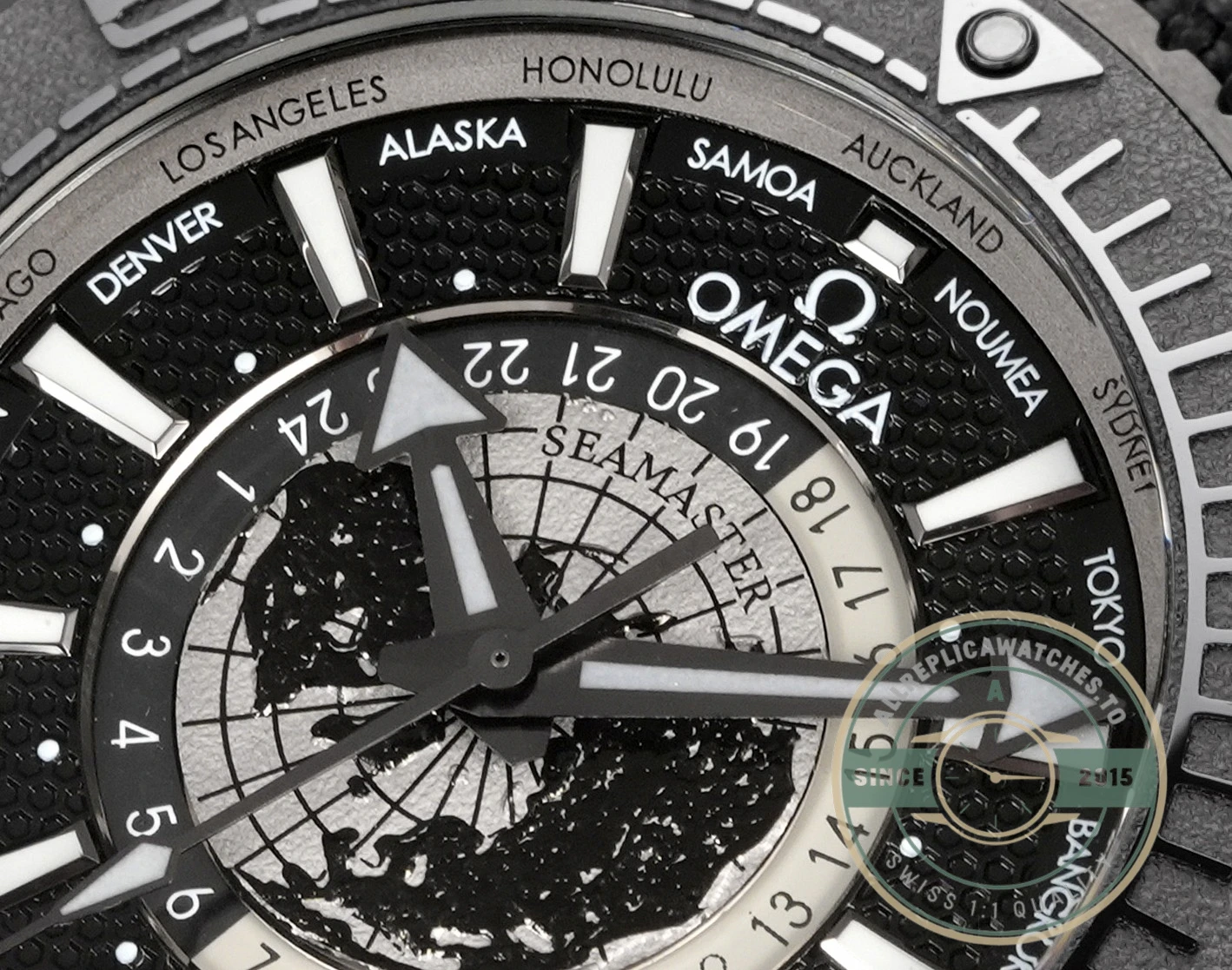 Replica Seamaster PLANET OCEAN 600M 45.5mm Black Ceramic 215.92.46.22.01.007 - Top-Tier Swiss Replica Watch