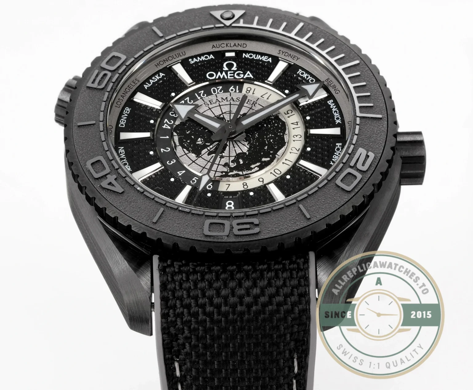 Replica Seamaster PLANET OCEAN 600M 45.5mm Black Ceramic 215.92.46.22.01.007 - Affordable Super Clone Watch
