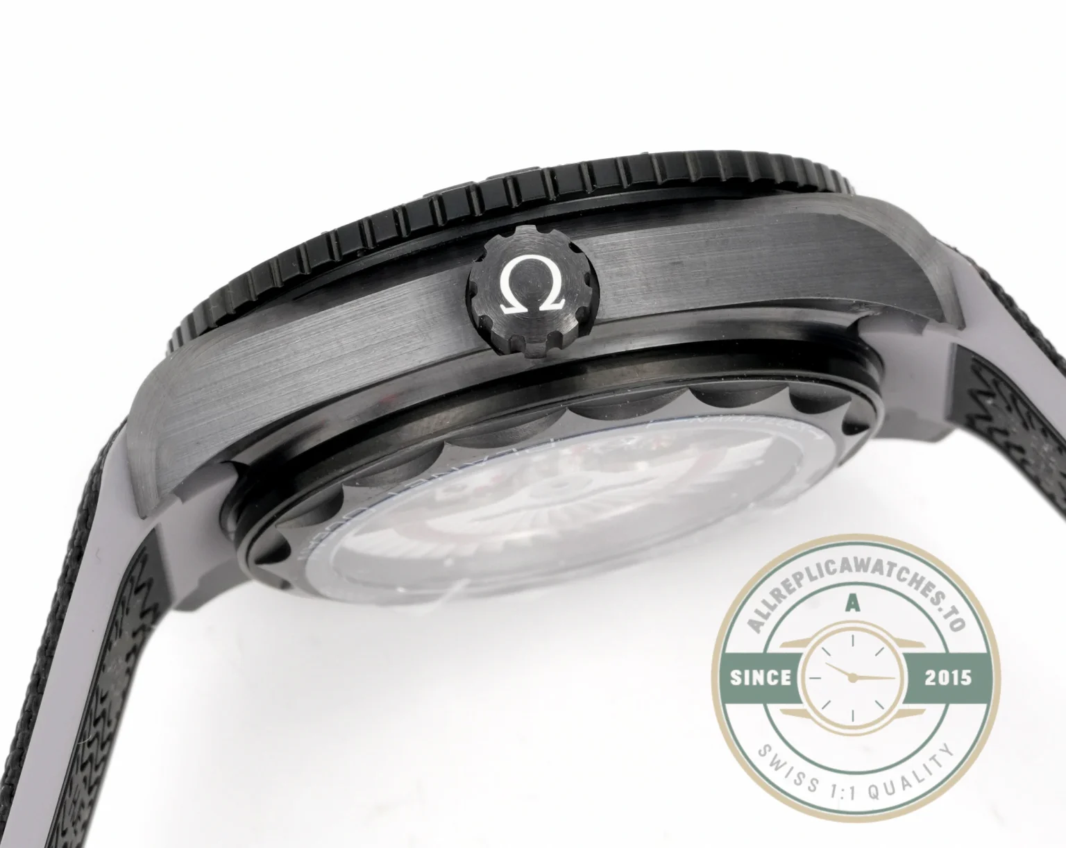 Replica Seamaster PLANET OCEAN 600M 45.5mm Black Ceramic 215.92.46.22.01.007 - Luxury Replica Watch