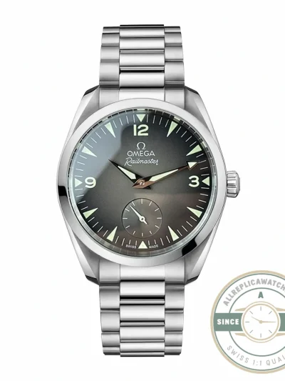 Replica Seamaster Railmaster 38mm 235.12.38.20.13.001 Grey Dial - Luxury Replica Watch