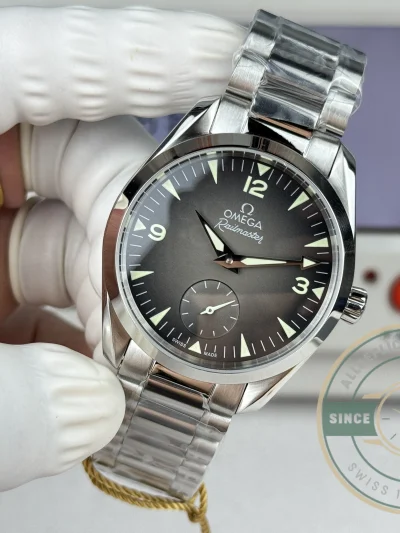 Replica Seamaster Railmaster 38mm 235.12.38.20.13.001 Grey Dial - Swiss Movement Replica Watch