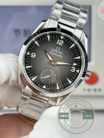 Replica Seamaster Railmaster 38mm 235.12.38.20.13.001 Grey Dial - Swiss Movement Replica Watch