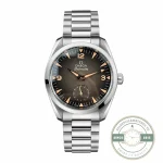 Superclone Omega Seamaster Railmaster 235.16.38.20.13.004 with vertically brushed brown dial