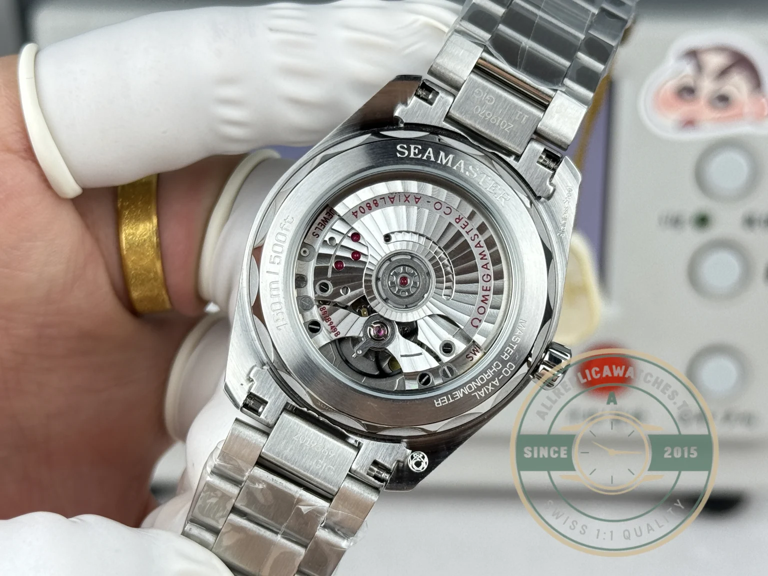 Replica Seamaster Railmaster 38mm 235.16.38.20.13.004 Brown Dial - Best Quality Replica Watch