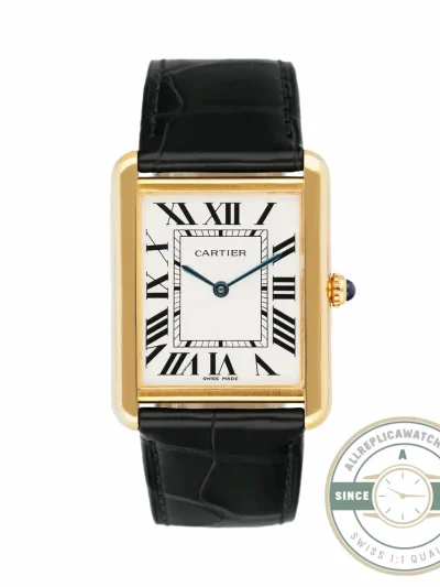 Replica Tank Cartier Solo Yellow Gold W1018855 - Best Quality Replica Watch