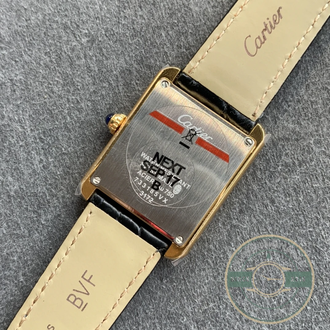 Replica Tank Cartier Solo Yellow Gold W1018855 - Premium Super Clone Watch