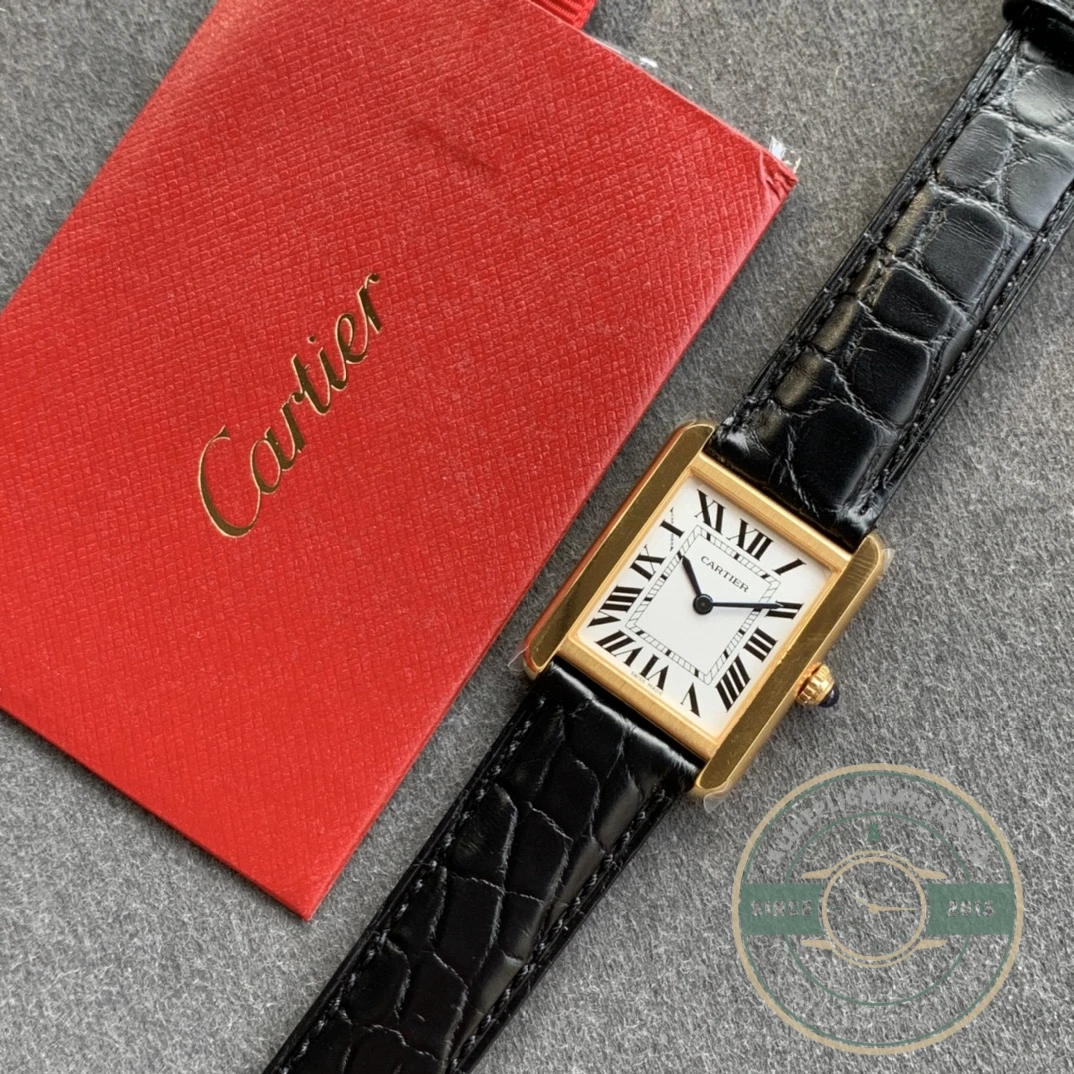 Replica Tank Cartier Solo Yellow Gold W1018855 - Affordable Luxury Replica Timepiece