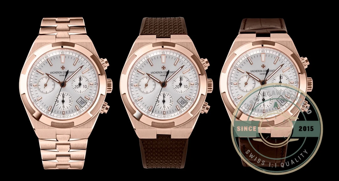 Replica Vacheron Constantin Overseas 42mm Rose Gold 5500V000R-B074 - Premium Super Clone Watch